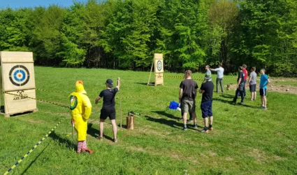 lancer de hache à domicile