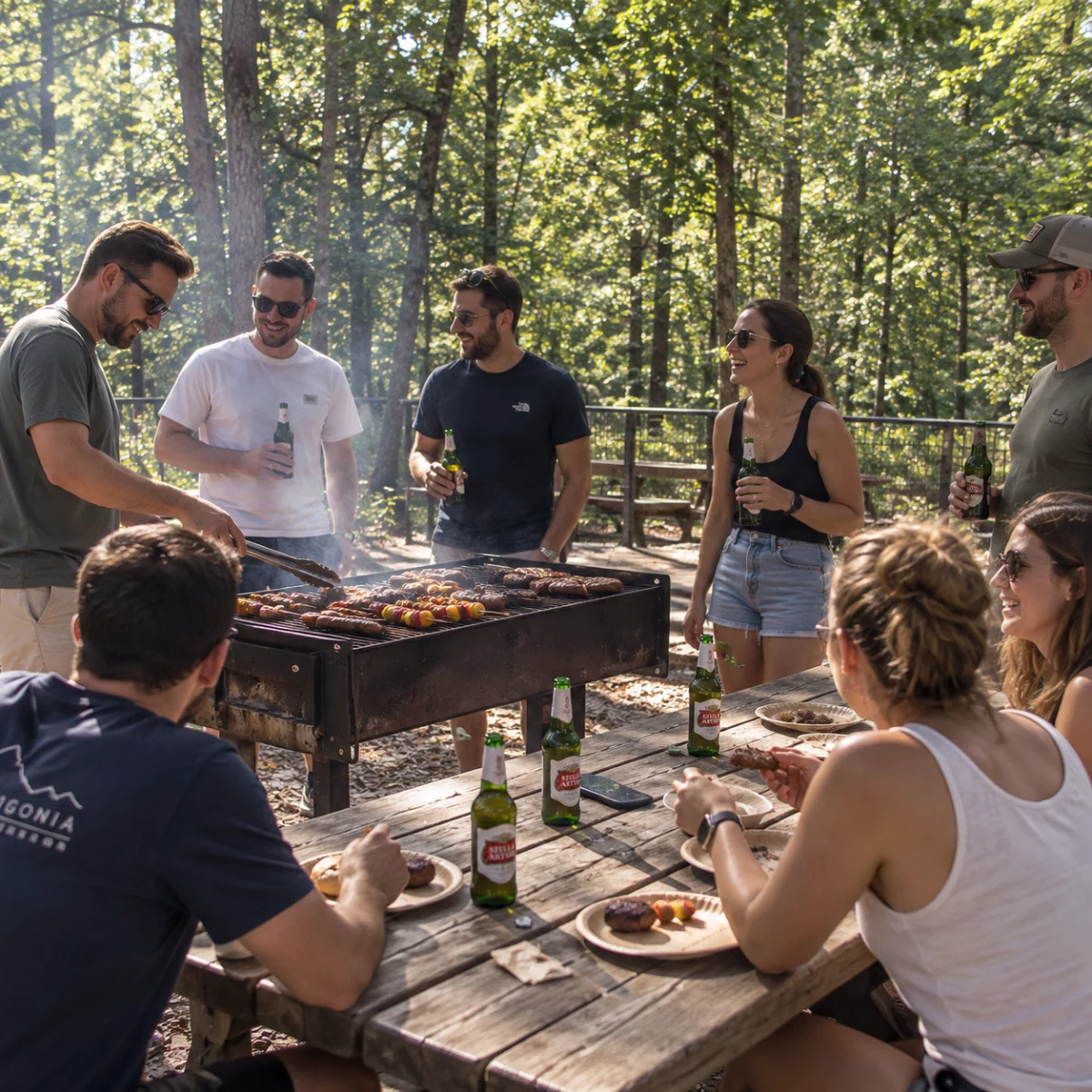 Grill zone voor Groepsmaaltijd bij Activ Park