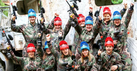 groupe mixte de paintball