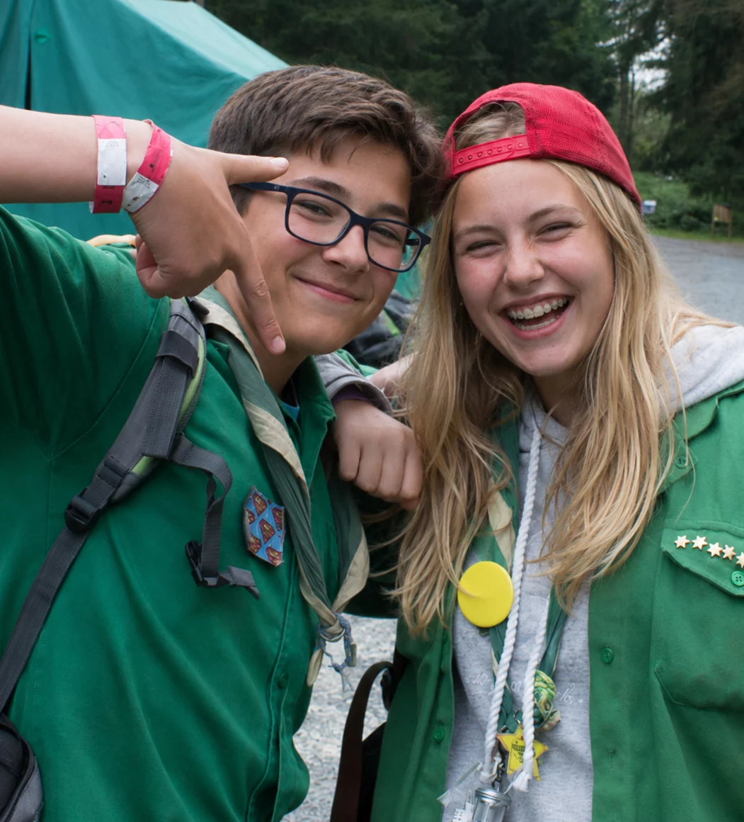 2 jeunes patronnés du Patro